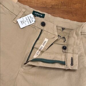 Orvis Stretch Twill Chino Short, size 32, NWT
